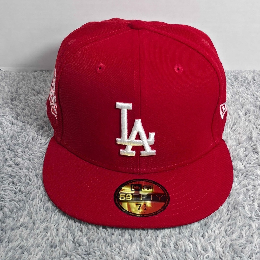 New Era 59FIFTY Los Angeles Dodgers MLB 2020 World Series Fitted 7 3/4 Hat Cap - Picture 2 of 12